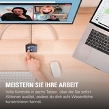 Elgato Stream Deck Mini tastatur USB Sort Sort, Mini, Ledningsført, USB, Sort