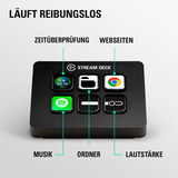 Elgato Stream Deck Mini tastatur USB Sort Sort, Mini, Ledningsført, USB, Sort