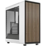 Fractal Design North Chalk White TG Clear, Towerkabinet Hvid/træ