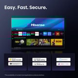 Hisense 50E77Q PRO 127 cm (50") 4K Ultra HD Smart TV Wi-Fi Sort, QLED TV Sort, 127 cm (50"), 3840 x 2160 pixel, QLED, Smart TV, Wi-Fi, Sort