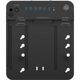 ICY BOX IB-2915MSCL-C31 USB 3.2 Gen 2 (3.1 Gen 2) Type-C Sort, Docking station HDD, SSD, SATA, Serial ATA II, Serial ATA III, 2.5,3.5,M.2, USB 3.2 Gen 2 (3.1 Gen 2) Type-C, Sort, Plast