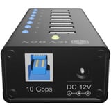 ICY BOX IB-AC618a, USB hub Sort