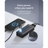 ICY BOX IB-AC618a, USB hub Sort
