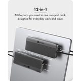 ICY BOX IB-DK4062-CPD, Docking station aluminium