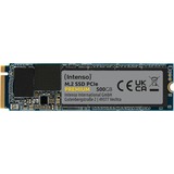Intenso SSD 500GB Premium M.2 PCIe PCI Express 3.0 NVMe, Solid state-drev 500 GB, M.2, 2100 MB/s