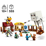 LEGO Minecraft Ghast-ballonens angreb på landsbyen, Bygge legetøj Byggesæt, 10 År, Plast, 555 stk, 791 g