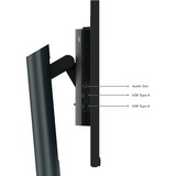 Lenovo P24h-30 (D22238QP0), LED-skærm Sort