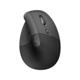 Logitech Lift mus Højre hånd RF trådløs + Bluetooth Optisk 4000 dpi grafit/Sort, Højre hånd, Vertikal design, Optisk, RF trådløs + Bluetooth, 4000 dpi, Grafit