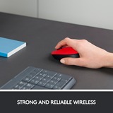 Logitech M171 mus Ambidextrous RF trådløst Optisk 1000 dpi Rød, Ambidextrous, Optisk, RF trådløst, 1000 dpi, Rød