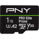 PNY Pro Elite Prime microSD 1 TB, Hukommelseskort Sort/Grøn