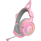 Razer Kraken Kitty V3 Pro Quartz, Gaming headset Rosa/grå
