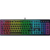Razer Ornata V3 tastatur USB QWERTZ Tysk Sort, Gaming-tastatur Sort, DE-layout, Razer Hybrid Mecha Membran, Fuld størrelse (100 %), USB, Membran, QWERTZ, RGB LED, Sort