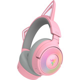 Razer RZ04-05170200-R3M1, Gaming headset Rosa/grå