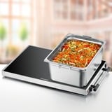 Rommelsbacher Varmeplade WPR 407/E rustfrit stål/Sort