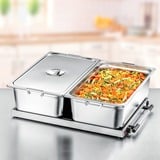 Rommelsbacher Varmeplade WPR 407/E rustfrit stål/Sort