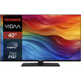 Telefunken XF40VP750M, LED-tv Sort