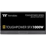 Thermaltake Toughpower SFX 1000W, PC strømforsyning Sort