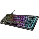 Turtle Beach Vulcan II Mini Air tastatur Spil RF trådløs + Bluetooth QWERTZ Tysk Sort, Gaming-tastatur Sort, DE-layout, Roccat Titan II Optical Red, Trådløs, RF trådløs + Bluetooth, Optisk nøglekontakt, QWERTZ, RGB LED, Sort