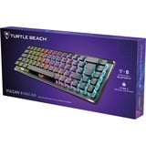 Turtle Beach Vulcan II Mini Air tastatur Spil RF trådløs + Bluetooth QWERTZ Tysk Sort, Gaming-tastatur Sort, DE-layout, Roccat Titan II Optical Red, Trådløs, RF trådløs + Bluetooth, Optisk nøglekontakt, QWERTZ, RGB LED, Sort