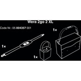 Wera 05004357001 værktøjskasse og kasse Hård værktøjskasse Sort Sort, Hård værktøjskasse, Sort, 480 mm, 185 mm, 350 mm, 2,97 kg