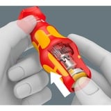 Wera Kraftform Kompakt Turbo i Imperial 1 Tool Finder, 16 dele, Topnøgle Rød/Gul