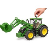 bruder John Deere 7R 350 med frontlæsser, Model køretøj Grøn