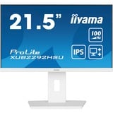 iiyama ProLite XUB2292HSU-W6 computerskærm 54,6 cm (21.5") 1920 x 1080 pixel Fuld HD LED Hvid, LED-skærm hvid (mat), 54,6 cm (21.5"), 1920 x 1080 pixel, Fuld HD, LED, 0,4 ms, Hvid