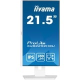 iiyama ProLite XUB2292HSU-W6 computerskærm 54,6 cm (21.5") 1920 x 1080 pixel Fuld HD LED Hvid, LED-skærm hvid (mat), 54,6 cm (21.5"), 1920 x 1080 pixel, Fuld HD, LED, 0,4 ms, Hvid