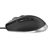 3DConnexion CadMouse Compact mus Højre hånd USB Type-A Optisk Sort/Sølv, Højre hånd, Optisk, USB Type-A, Sort