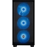 ALTERNATE Gaming PC Sort/gennemsigtig