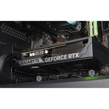 ALTERNATE Gaming-PC Window Edition • RTX 5060 • AMD Ryzen™ 5 5600 • 16 GB RAM, Gaming PC Sort/gennemsigtig