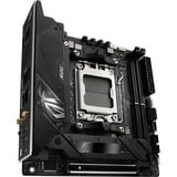 ASUS ROG STRIX B650E-I GAMING WIFI AMD B650 Sokkel AM5 mini ITX, Bundkort Sort, AMD, Sokkel AM5, AMD Ryzen™ 7, Sokkel AM5, DDR5-SDRAM, 64 GB