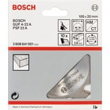 Bosch 3608641001 Fræsere HM-CT, Træ, 2 cm, 10,5 cm, 2,8 mm, 14500 rpm