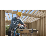 Bosch Batteridrevet rundsav GKS 18V-68-2 Professional solo, 18 Volt Blå/Sort