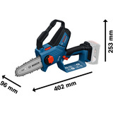 Bosch GKE 18V-15 Professional, 06008D7000, Motorsav Blå