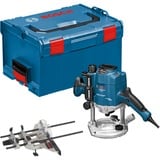 Bosch GOF 1250 CE Sort, Blå 24000 rpm 1250 W, Router Blå, Sort, Blå, 24000 rpm, 6, 8 (5/16"), 10000 rpm, 6 cm, 5,5 m/s²