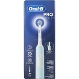 Braun Pro 1 Sensitive Clean Voksen Roterende, pulserende tandbørste Blå, El-tandbørste Turkis, Voksen, Roterende, pulserende tandbørste, Daglig pleje, Sensitiv, Blegning, 20000 Omdrejninger pr. minut, Blå, 8800 Omdrejninger pr. minut