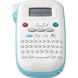 Brother PT-N10 etiketprinter Termisk overførsel Farve 180 x 180 dpi 9 mm/sek., Etiketteringsmaskine Hvid/Lyseblå, Termisk overførsel, 180 x 180 dpi, 9 mm/sek., Farve, Blå, Hvid