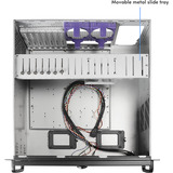 Chieftec UNC-409S-AIO-OP, Rack server kabinet Sort