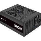 Corsair HX1000i 1000W, PC strømforsyning Sort