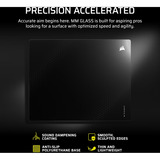 Corsair MM Glass, Gaming Mus pad Sort