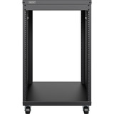 Digitus Universal 19-tommer udstyrsrack med hjul, Rack server kabinet Sort