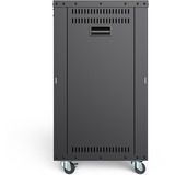Digitus Universal 19-tommer udstyrsrack med hjul, Rack server kabinet Sort