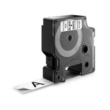 Dymo D1 ORIGINAL Skriftbånd, sort på hvid, 19mm x 3,5m, Tape 