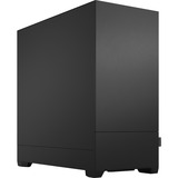 Fractal Design Pop Silent Tower Sort, Towerkabinet Sort, Tower, PC, Sort, ATX, micro ATX, Mini-ITX, Stål, 17 cm