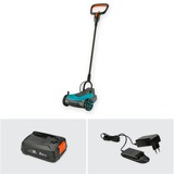 GARDENA HandyMower Skubbe plæneklipper Batteri Sort, Blå, Orange grå/Turkis, Skubbe plæneklipper, 50 m², 2,2 cm, 3 cm, 5 cm, Roterende knive