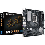 GIGABYTE B760M D3HP, Bundkort Sort/grå