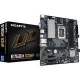 GIGABYTE B760M D3HP bundkort Intel B760 Express LGA 1700 micro ATX Sort/grå, Intel, LGA 1700, Intel® Celeron®, Intel Core i3 12th Gen, Intel Core i3 13th Gen, Intel Core i3 14th Gen, Intel..., LGA 1700, DDR5-SDRAM, 256 GB