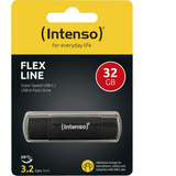 Intenso Flex Line 32 GB, USB-stik Sort