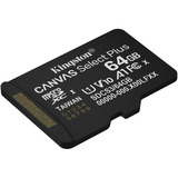 Kingston SDCS3/64GBSP, Hukommelseskort Sort